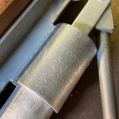 LOT 391: Vintage Tools, Reed's Pecan Nut Cracker and Star-Rite Electric Massager