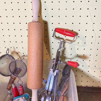 LOT 393: Vintage Kitchen Tools, Gadgets and More