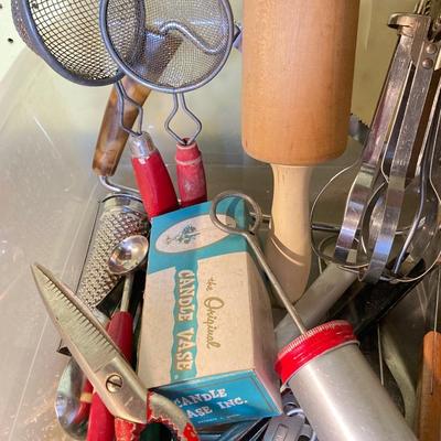 LOT 393: Vintage Kitchen Tools, Gadgets and More