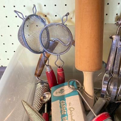 LOT 393: Vintage Kitchen Tools, Gadgets and More