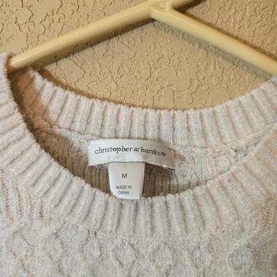 4 Women’s Sweaters – Christopher & Banks – Size M