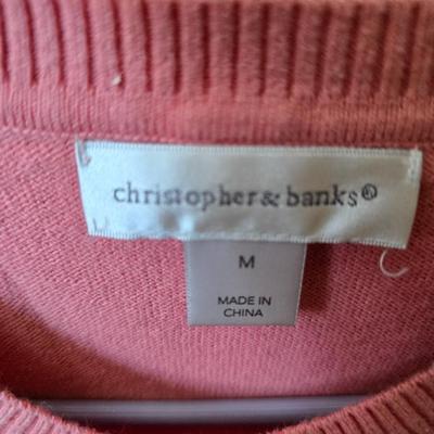 4 Women’s Sweaters – Christopher & Banks – Size M