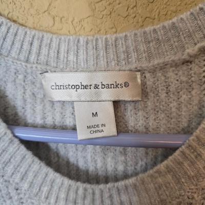 4 Women’s Sweaters – Christopher & Banks – Size M
