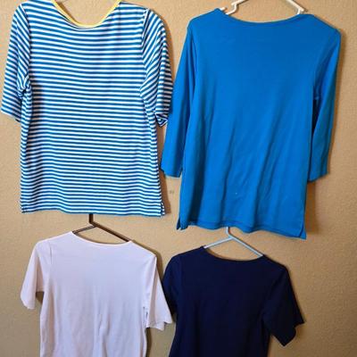 Lot of 4 Quacker Factory Embellished Tops – Size Small