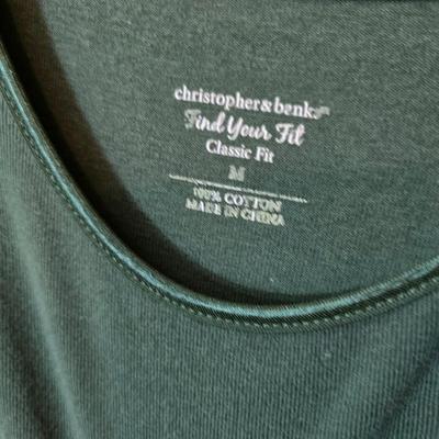 Lot of 4 Long Sleeve Tops – Fall & Earth Tones – Size M Christopher & Banks