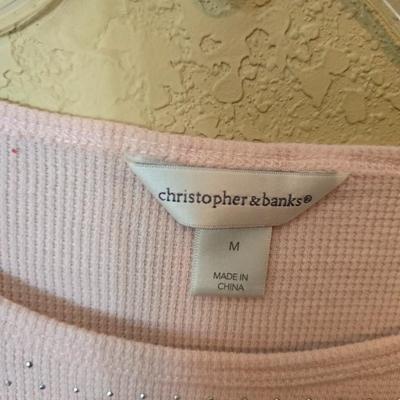 Lot of 4 Women's Long Sleeve Tops – Medium – Christopher & Banks