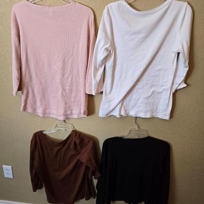 Lot of 4 Women's Long Sleeve Tops – Medium – Christopher & Banks