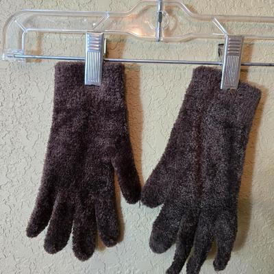 Coldwater Creek Suede Jacket & Glove Set – Size L