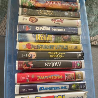 VHS tapes