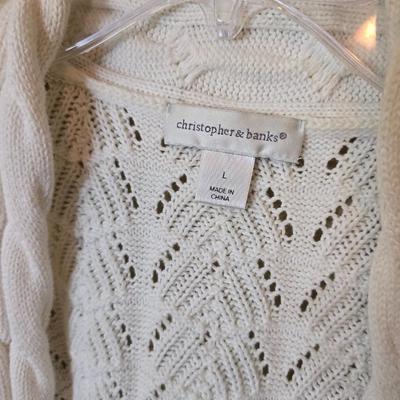 Group Lot – Ladies' Size M–L Layering Tops & Cardigans – Christopher & Banks