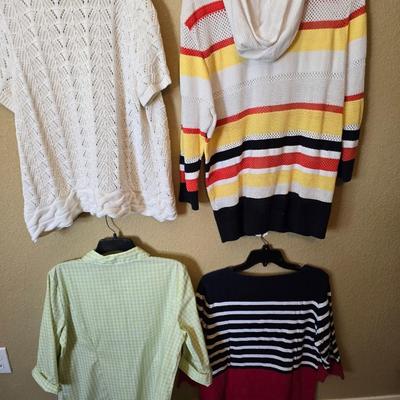 Group Lot – Ladies' Size M–L Layering Tops & Cardigans – Christopher & Banks
