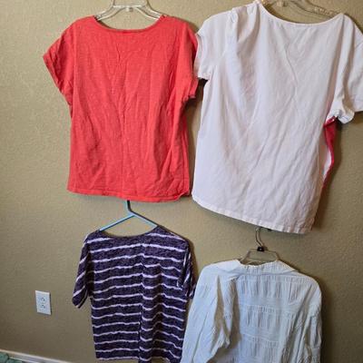 4 Women’s Tops – Christopher & Banks, Size L