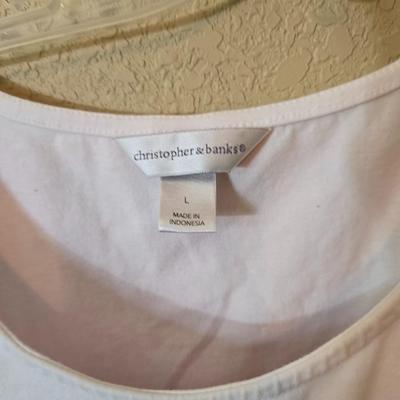 4 Women’s Tops – Christopher & Banks, Size L