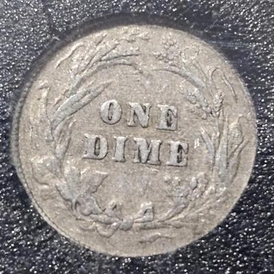 America's Rare 19th Century Coins - Barber Silver Dime & Liberty Head "V" Nickel