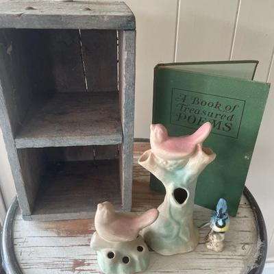 Rosemeade birds with book and more