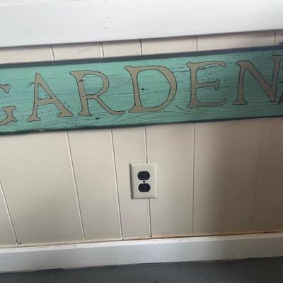 Garden sign