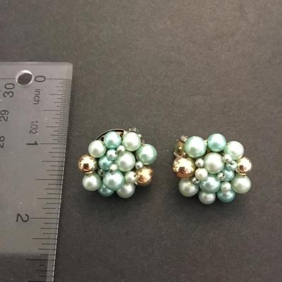 Vintage clip on earrings