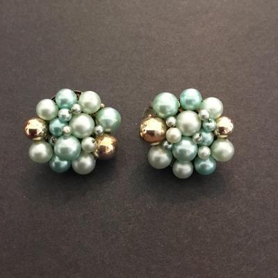 Vintage clip on earrings