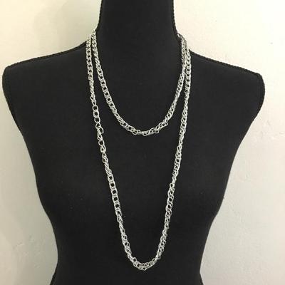 Vintage West Germany lite chain silvery necklace