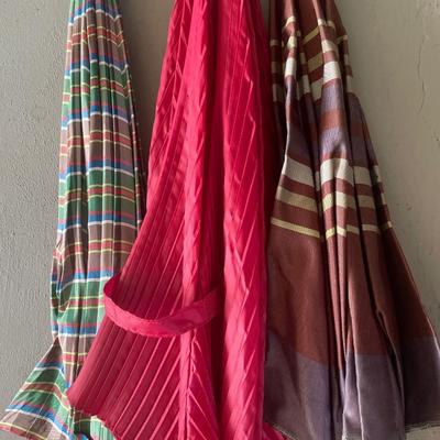 3 colorful umbrellas
