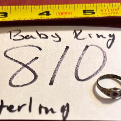 Sterling Silver Baby Ring