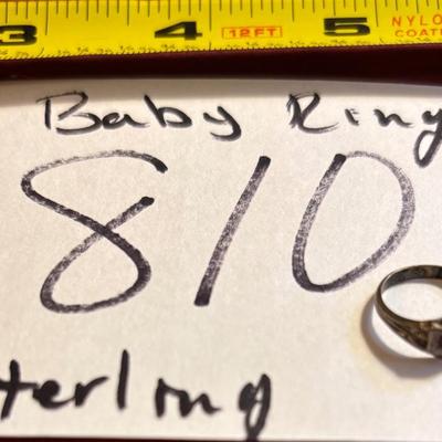 Sterling Silver Baby Ring