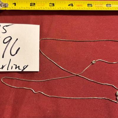 Broken Sterling Silver Necklace