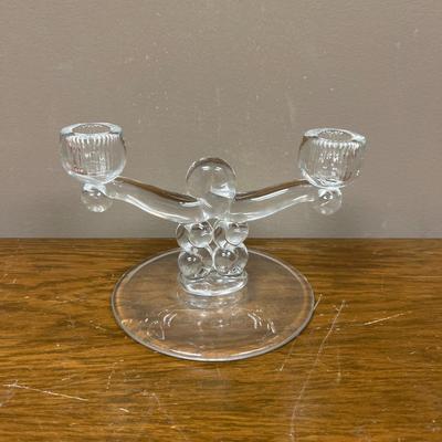 Glass Candle Holder