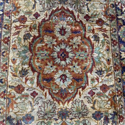 Small Hand Knotted Silk Area Rug (FP-BM)