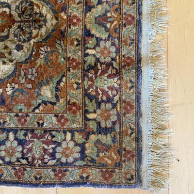 Small Hand Knotted Silk Area Rug (FP-BM)