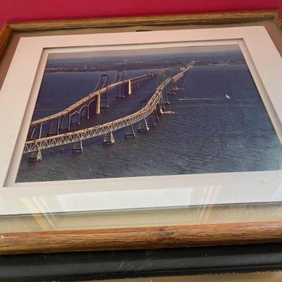 Framed Chesapeake Bay Bridge Photo