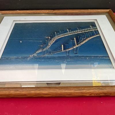 Framed Chesapeake Bay Bridge Photo