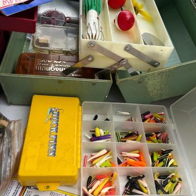 Fishing Tackle Boxes Lot