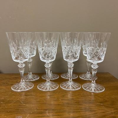 Set of 8 Crystal Goblets