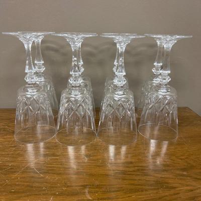 Set of 8 Crystal Goblets