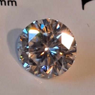 GIA LAB CREATED MOISSANITE 1.82 CTS