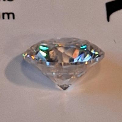 GIA LAB CREATED MOISSANITE 1.82 CTS