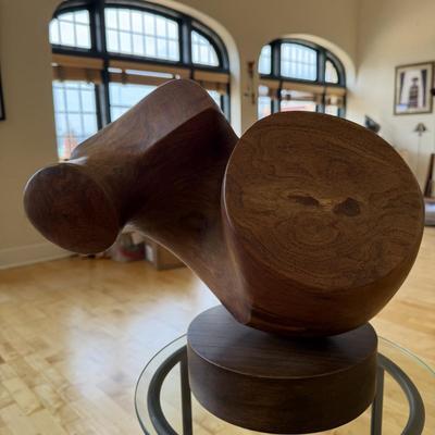 "Tumbler" Wooden Abstract Sculpture by David Everett (FP-BM)