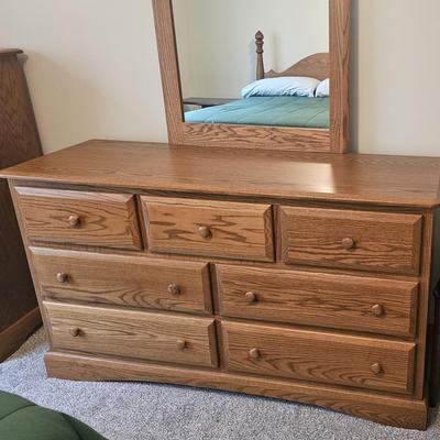 Weaver Craft Long Dresser w/mirror