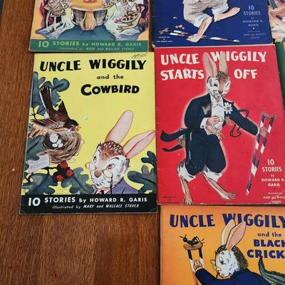 lot of 7 Uncle Wiggily books 1943 Howard R. Garis