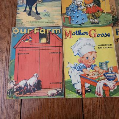 10 Vintage Children Books Mother Goose Farm Friends Peter Rabbit