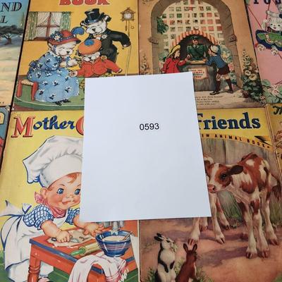 10 Vintage Children Books Mother Goose Farm Friends Peter Rabbit