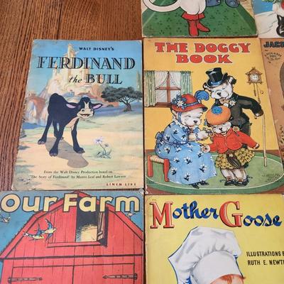 10 Vintage Children Books Mother Goose Farm Friends Peter Rabbit