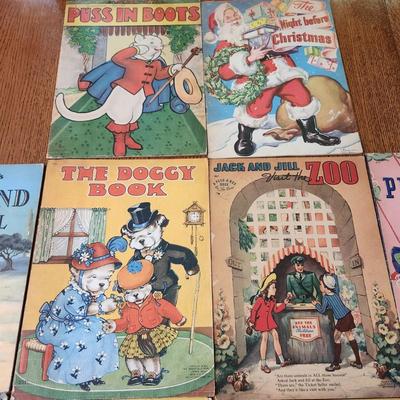 10 Vintage Children Books Mother Goose Farm Friends Peter Rabbit