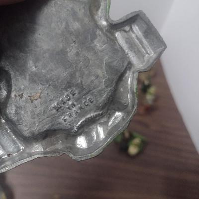 Large Collection of Vintage Small Scale Model Metal/Lead Figures, Animals, and Structures Made in USA, England and France