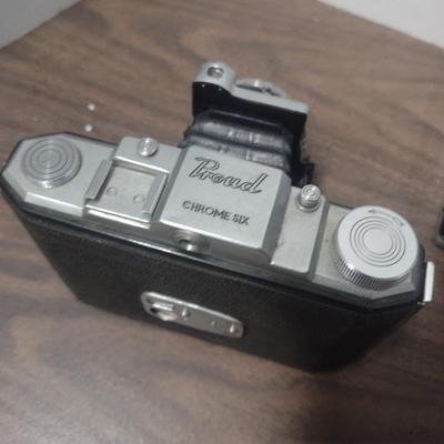Set of Three Vintage Cameras Include Proud Chrome Six, Yoshi Pro Shot and a Revere 8mm