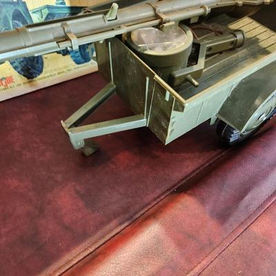 G.I. Joe Official jeep Combat Set not complete missing Steering Wheel