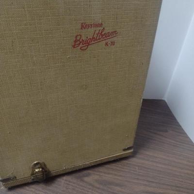 Vintage Keystone Brightbeam K-70 8mm Film Projector in Case