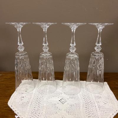 Set of 4 Crystal Goblets