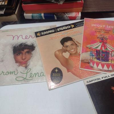 Large Collection of Vintage Vinyl Albums Peggy Lee, Kay Starr, Lena Horne and More